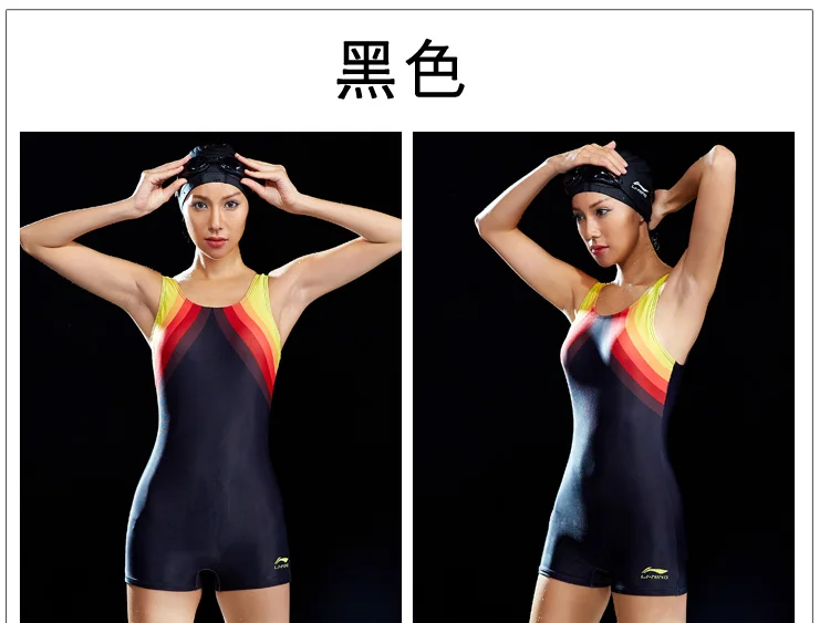 LI-NING, профессиональный сдельный купальник, спортивный купальник, женский купальный костюм для девочек, женский спортивный костюм из акулы