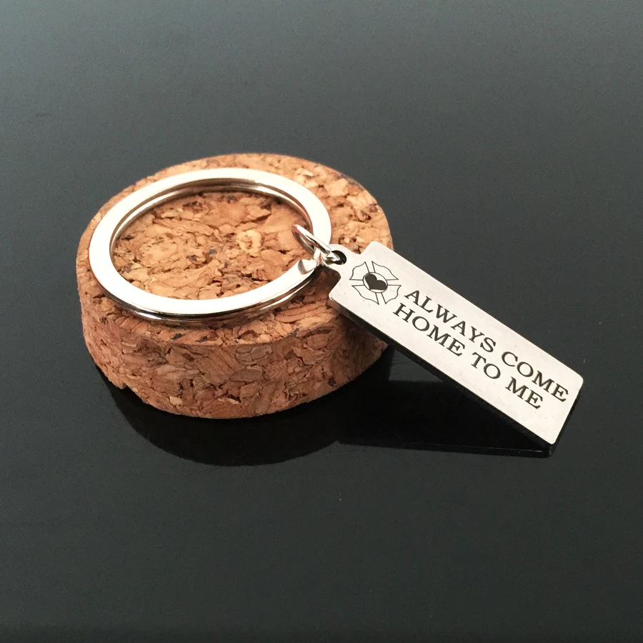 Модные ювелирные изделия женский брелок с гравировкой всегда обращайтесь ко мне