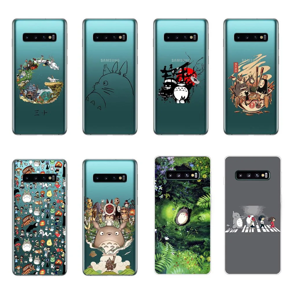 Японский мультяшный милый чехол Тоторо для Samsung S5 S5mini S6 S7 edge S8 S9 Plus S10 Lite S10E|Сумки