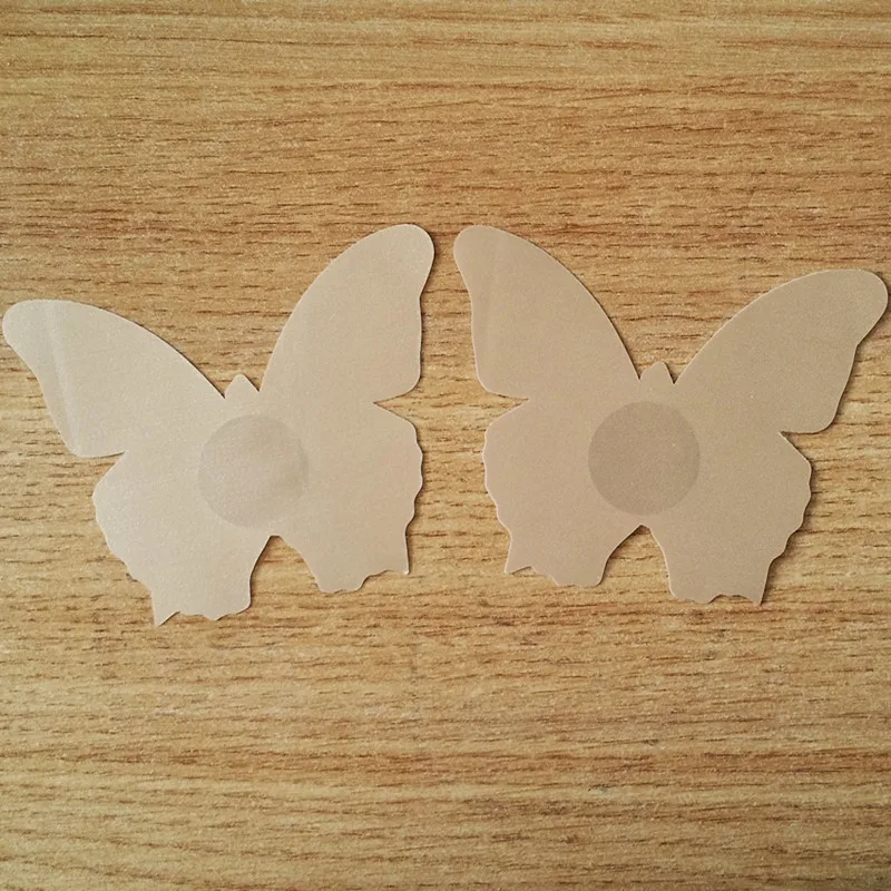 50 пар (100 шт.)/партия дышащие накладки на соски с бабочками | Женская одежда