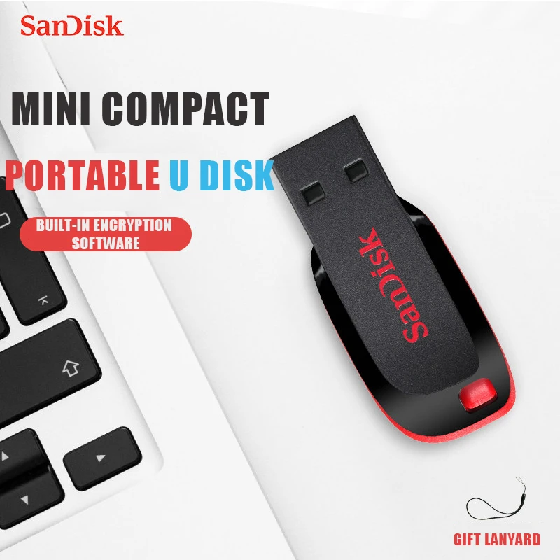 Sandisk флеш накопитель usb 64 Гб 128 ГБ 2 0 CZ50 флэш диск 16Гб 8Гб 32 ГБ|USB флэш-накопители| |