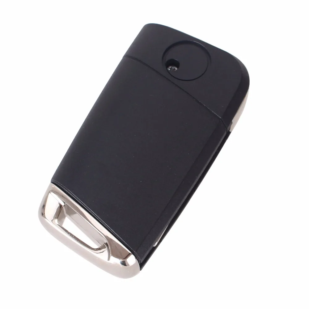 KEYYOU 3 кнопки модификации флип чехол для ключа автомобиля Fob Volkswagen VW Golf 7 Jetta Passat Beetle