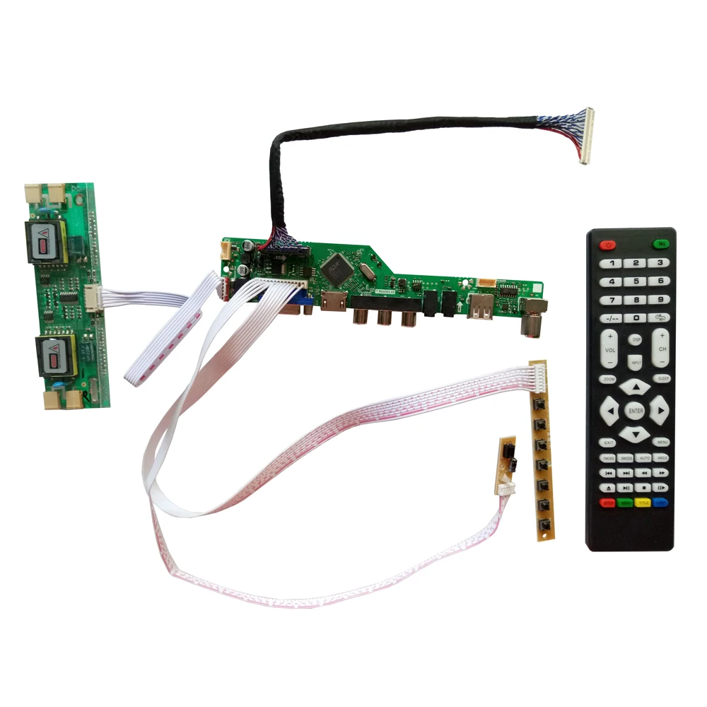 

T.V56.031 New Universal HDMI USB AV VGA ATV PC LCD Controller Board for 22inch 1680x1050 M220Z3-L07 LED LVDS Monitor Kit