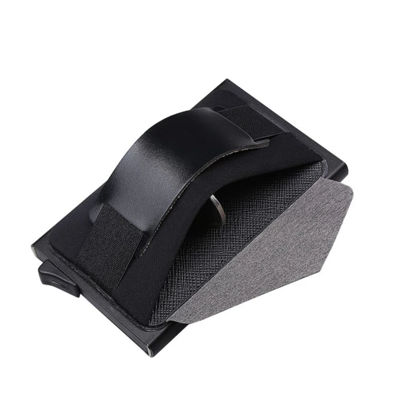 Men Aluminum Wallets With Back Pocket ID Card Holder RFID Blocking Mini Slim Metal Wallet Automatic Slide Credit Coin Purse | Багаж и