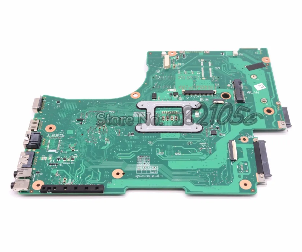 NOKOTION материнская плата для ноутбука Toshiba Satellite L650 C650 L655 основная плата V000218010 6050A2332401 HM55 UMA DDR3 Бесплатный процессор