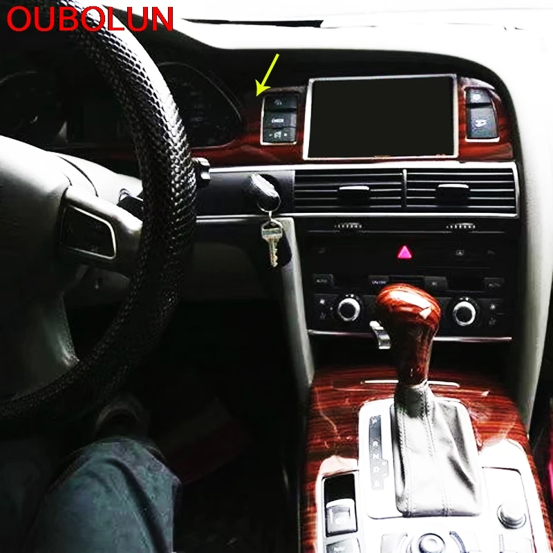 OUBOLUN ABS пластик углеродное волокно деревянная краска Передняя внутренняя панель
