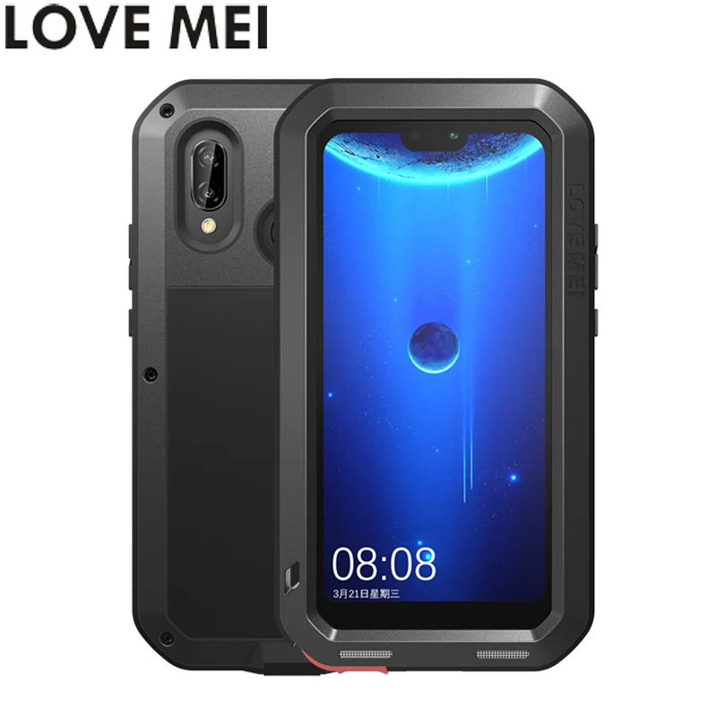 Мощные Чехлы LOVE MEI для телефонов Huawei P20 Lite чехол Nova 3e сверхпрочный ударопрочный из