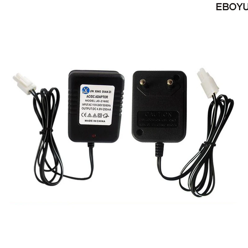 EBOYU DC EL 2P Plug 4 8 V 250mAh Ni-MH Ni-Cd AA аккумулятор зарядное устройство адаптер с разъемом