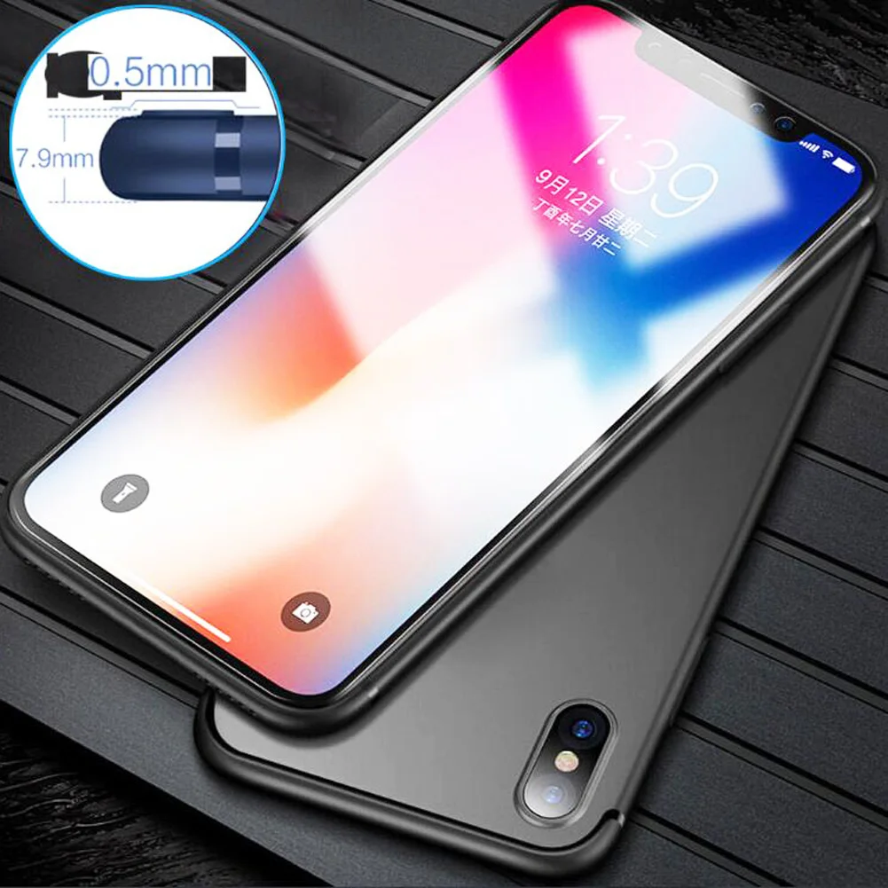 Jetjot силиконовый чехол для iPhone XS максимальный Чехол 7 8 Plus X XR Ультратонкий XS/XS Max/XR |