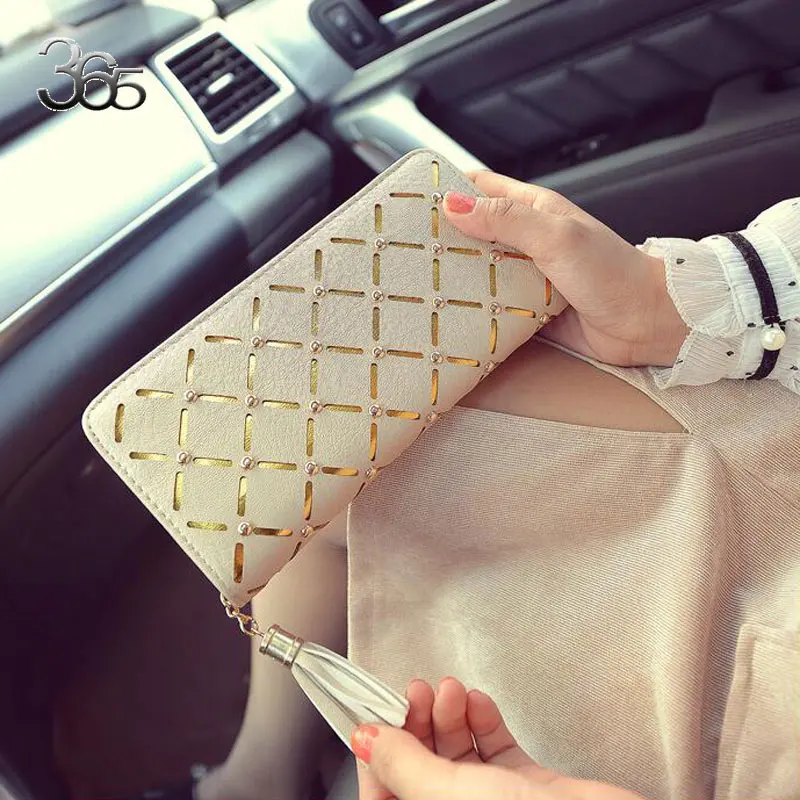 Бесплатная доставка Классический женский кошелек из натуральной воловьей кожи