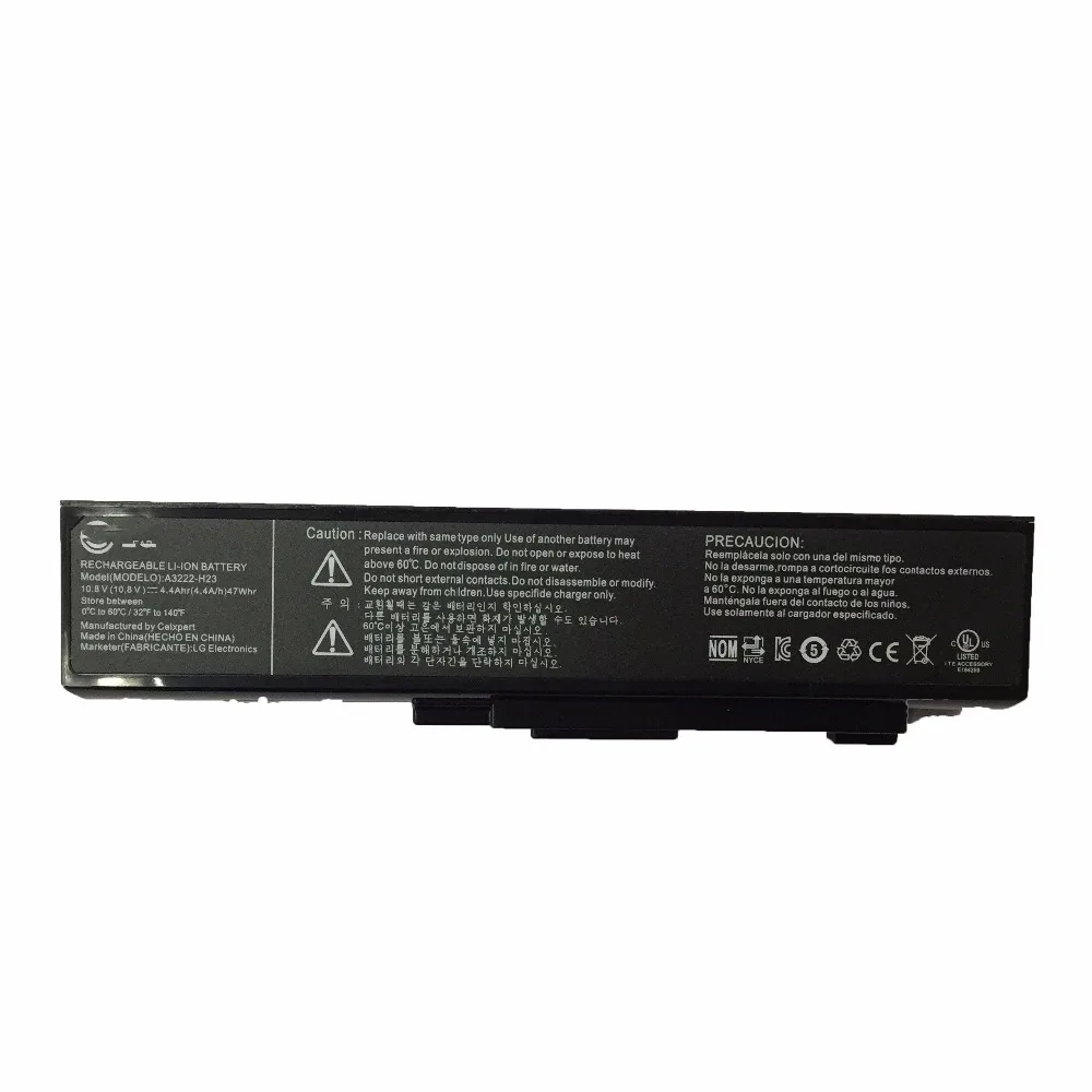 Новый оригинальный аккумулятор для ноутбука LG WideBook C50 CD50 C500 A305 A310 R380 RB380 10 8 В 47 Вт/ч