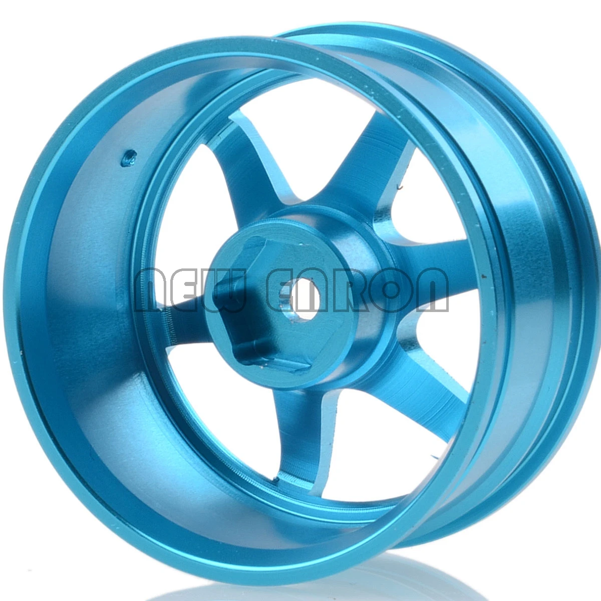 NEW ENRON 4PCS Aluminum Metal 6 Spoke Wheel Rims Hub For RC Cars 1/10 On-Road Drift Sakura HSP Tamiya HPI Kyosho RedCat SAKURA | Игрушки и