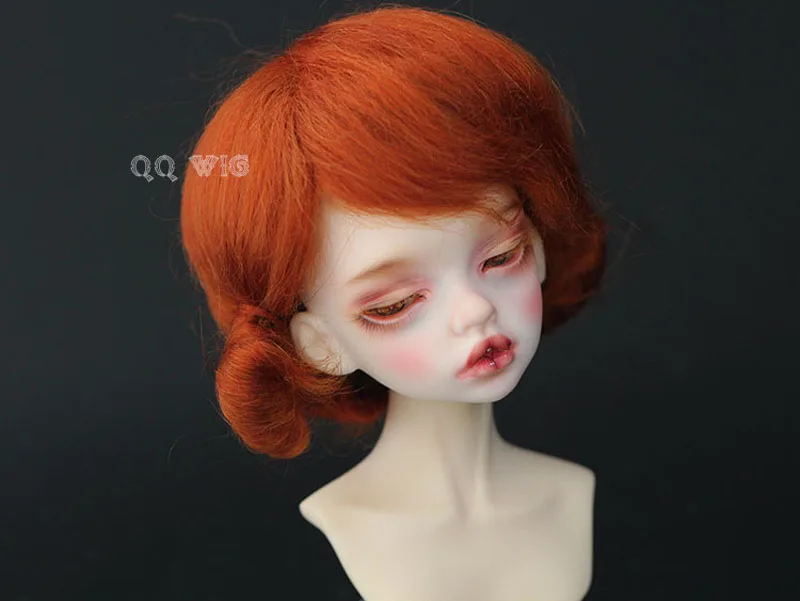 Новый стиль 1/8 парик для шарнирной куклы супер модный красивый короткий