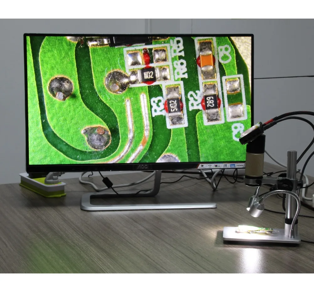 New digital USB microscope with display screen for mobile phone repair soldering tool bga smt watch |