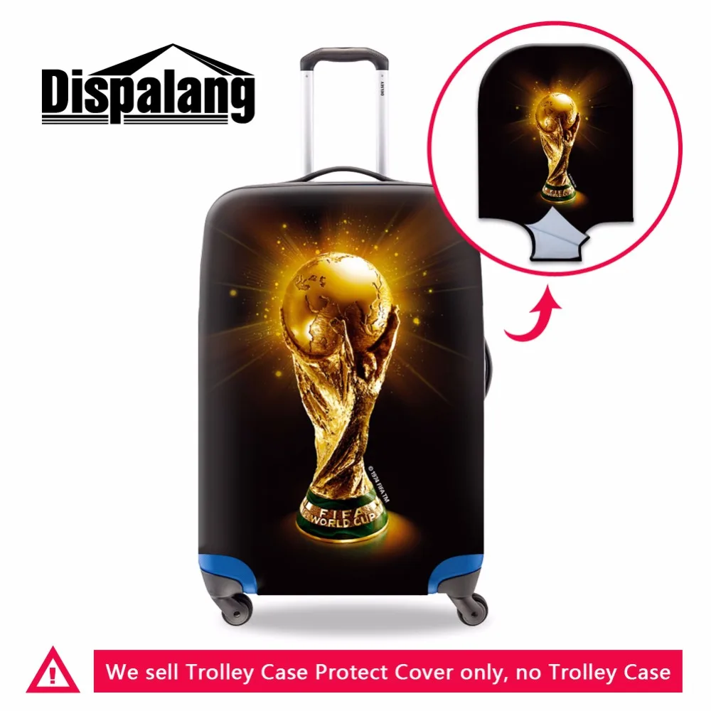

Latest Design Ball Printed Suitcase Cover elastic Waterproof Luggage Cover Spandex Luggage Protectors anti-scratch protective