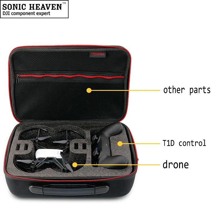 Портативная сумка EVA Hardshell чехол для переноски Tello Drone защитный DJI контроллер