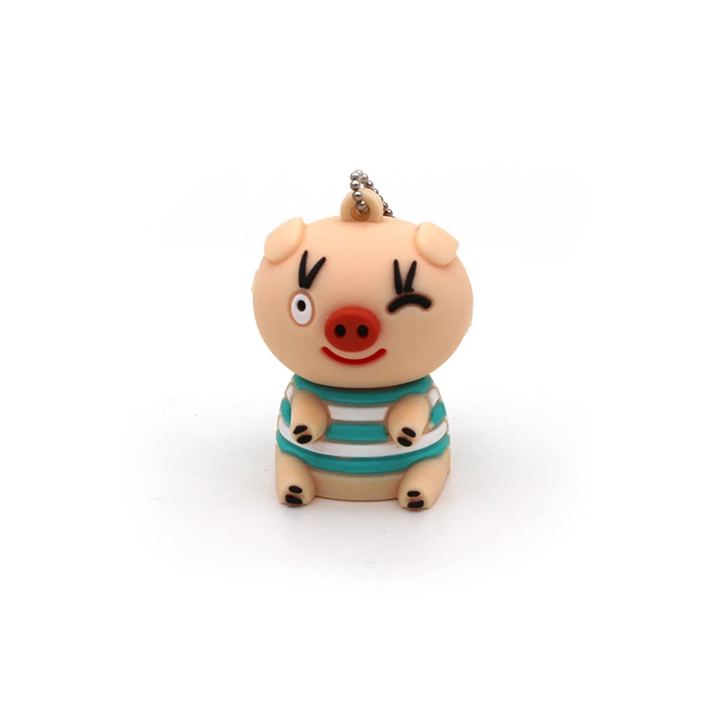 

Pen Prive Cartoon Cute Pig Pendrive 4G 8G 16G 32G 64GB Usb Flash Drive USB 2.0 Real Capacity Flash Memory Stick Mini Lovely Gift