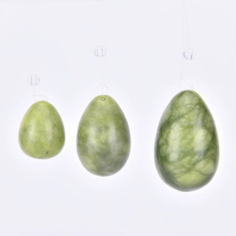 3 шт. яйцевидные нефритовые мышцы тазового дна вагинальные затягивающие яйца