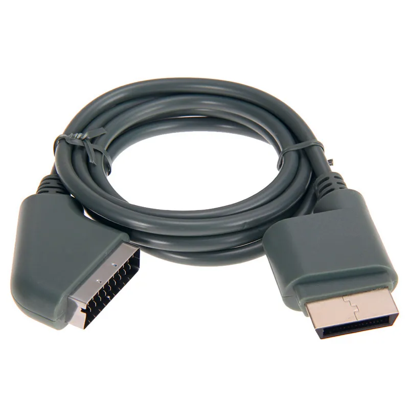 100 шт. новый стиль 1 8 м/6 футов RGB Scart видео HD кабель ТВ АВ для XBOX 360 игровой самая