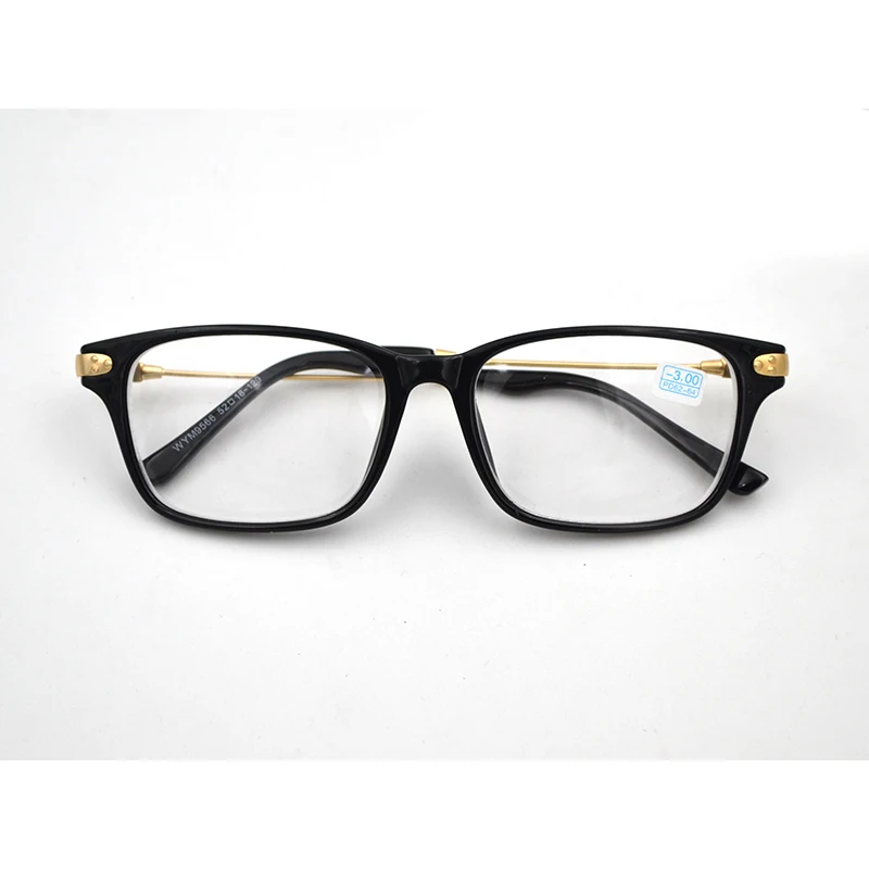 Очки для близорукости женские очки PC + металлическая модная квадратная оправа 1