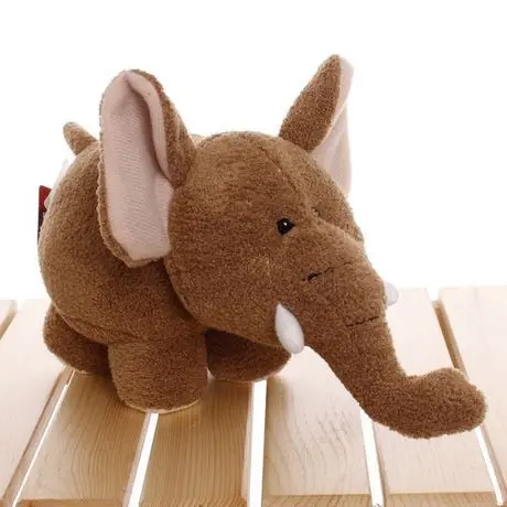 

stuffed animal brown elephant plush toy about 28cm elephant doll t2907