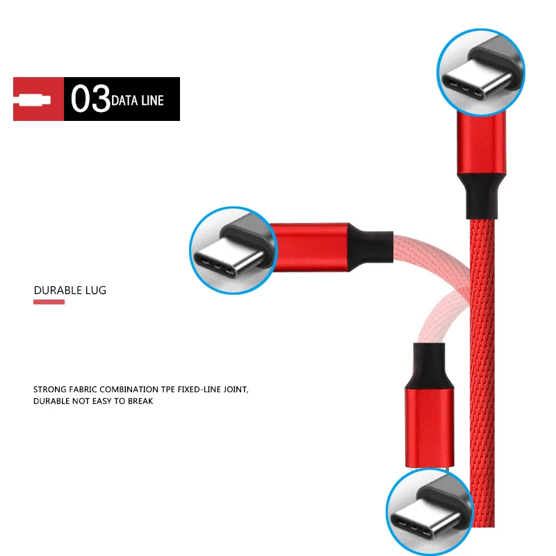 M. uruoi USB C кабель 1 м быстрое зарядное устройство для передачи данных мобильного