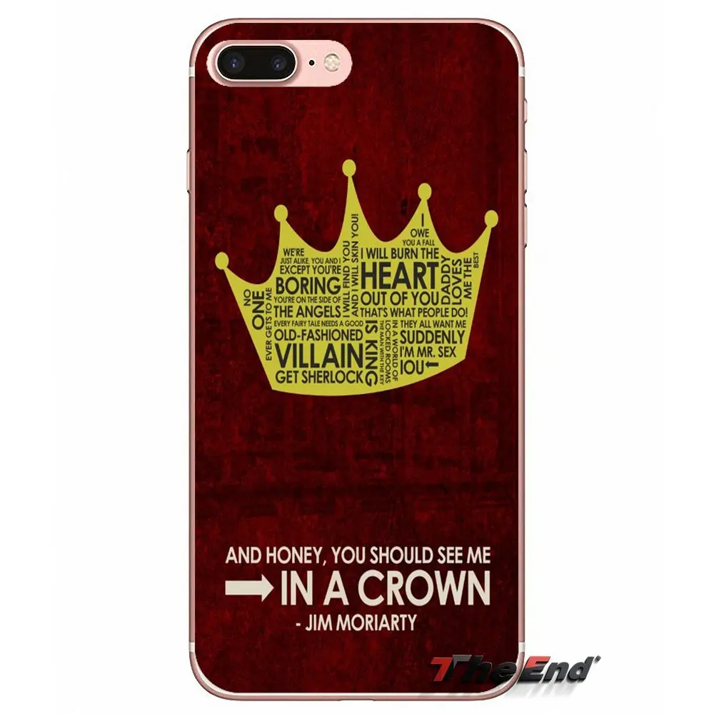 For Huawei G7 G8 Ascend P7 P8 P9 Lite Honor 4C 5X 5C 6X Mate 7 8 9 Y3 Y5 Y6 II Pro Jim Moriarty Sherlock Holmes Phone Case | Мобильные