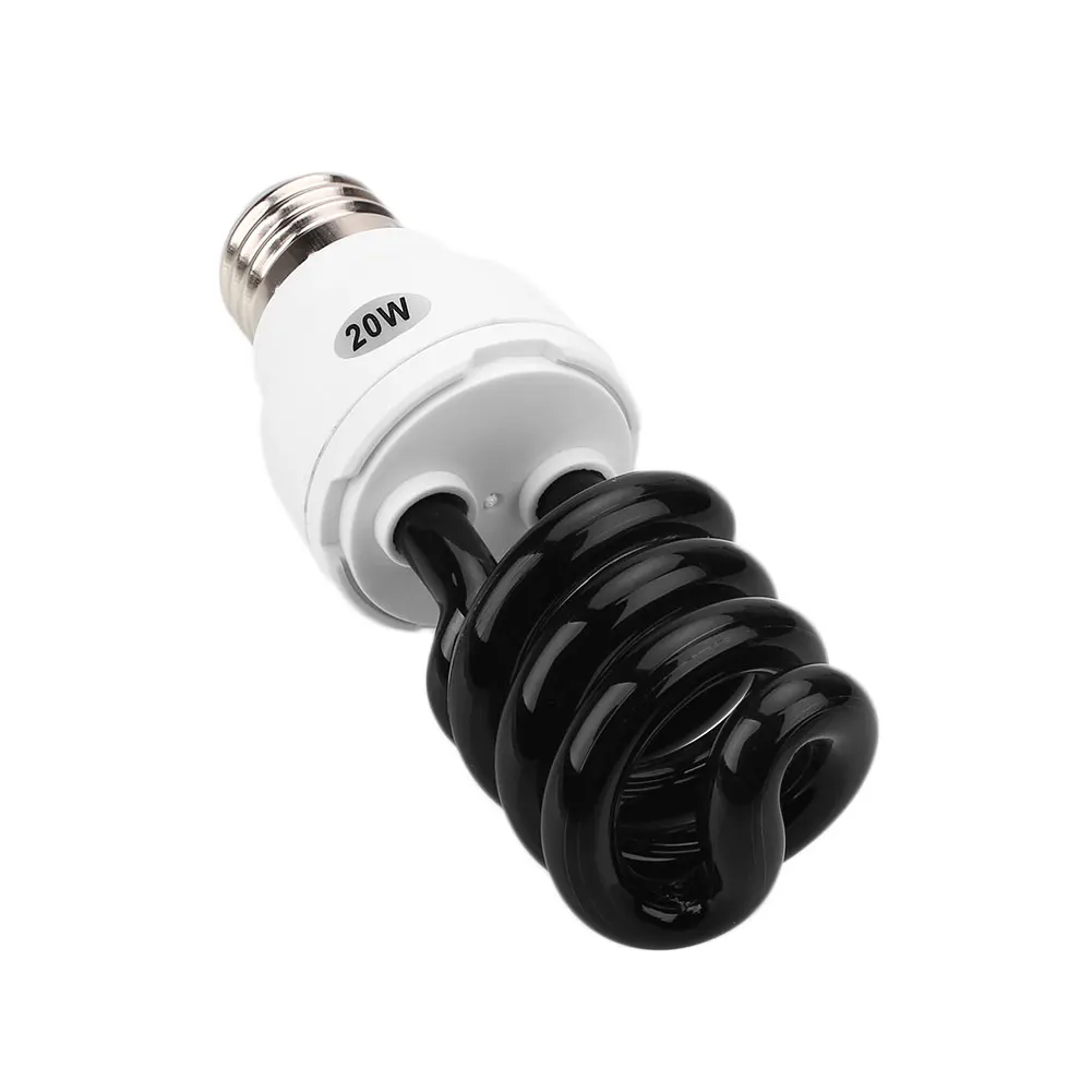 Small Screw Lamp Sterilize 20W Fluorescent E27 Ultraviolet Bulb Blacklight Lights Light Home Accessories Low Energy