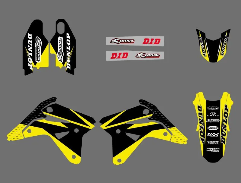 Графические Фоновые наклейки для Suzuki RMZ450 0596 2007 RMZ RM-Z450 450 | Автомобили и мотоциклы