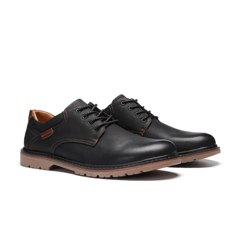 2019 Spring Men leather shoes driving luxury fashion designer brand casual male oxford #W332 | Обувь