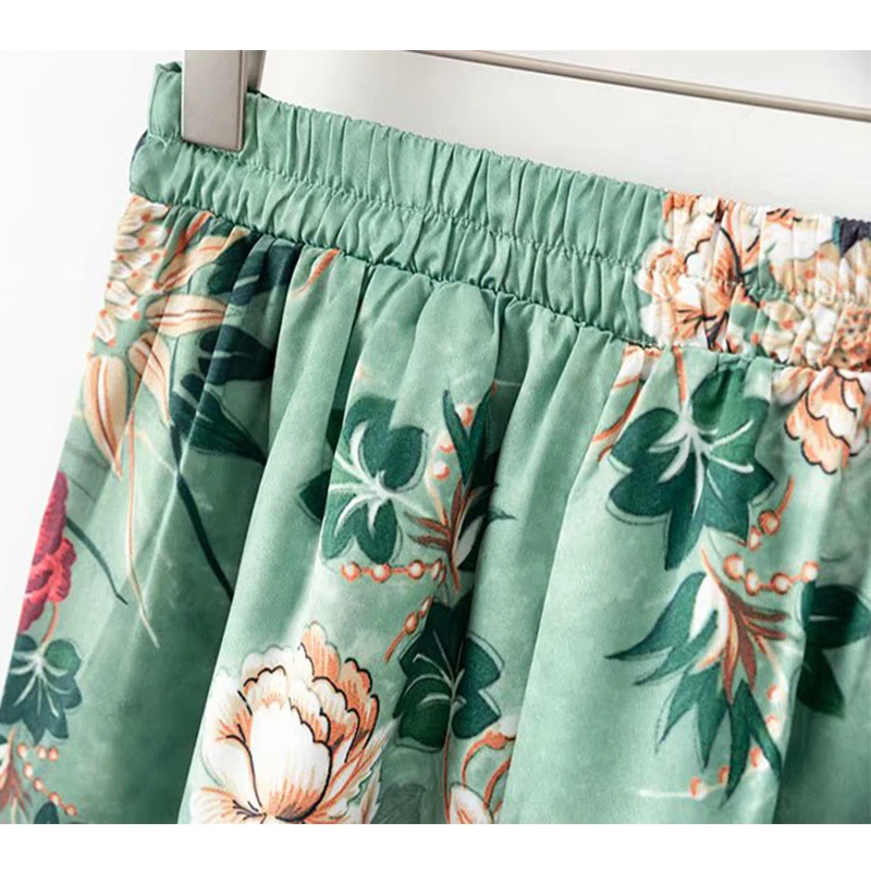 Модный костюм с брюками Новинка лета 2019 Женский просторный принтом куртка