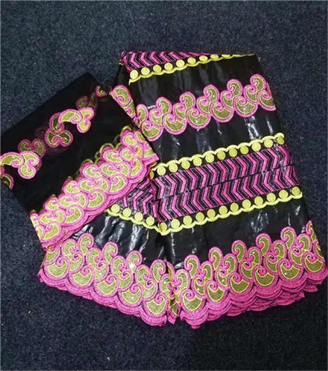Красная кружевная ткань africain bazin riche getzner brode торговля guinea brocade Ткань bazin riche ткань 5+ 2 ярдов/партия TA-29