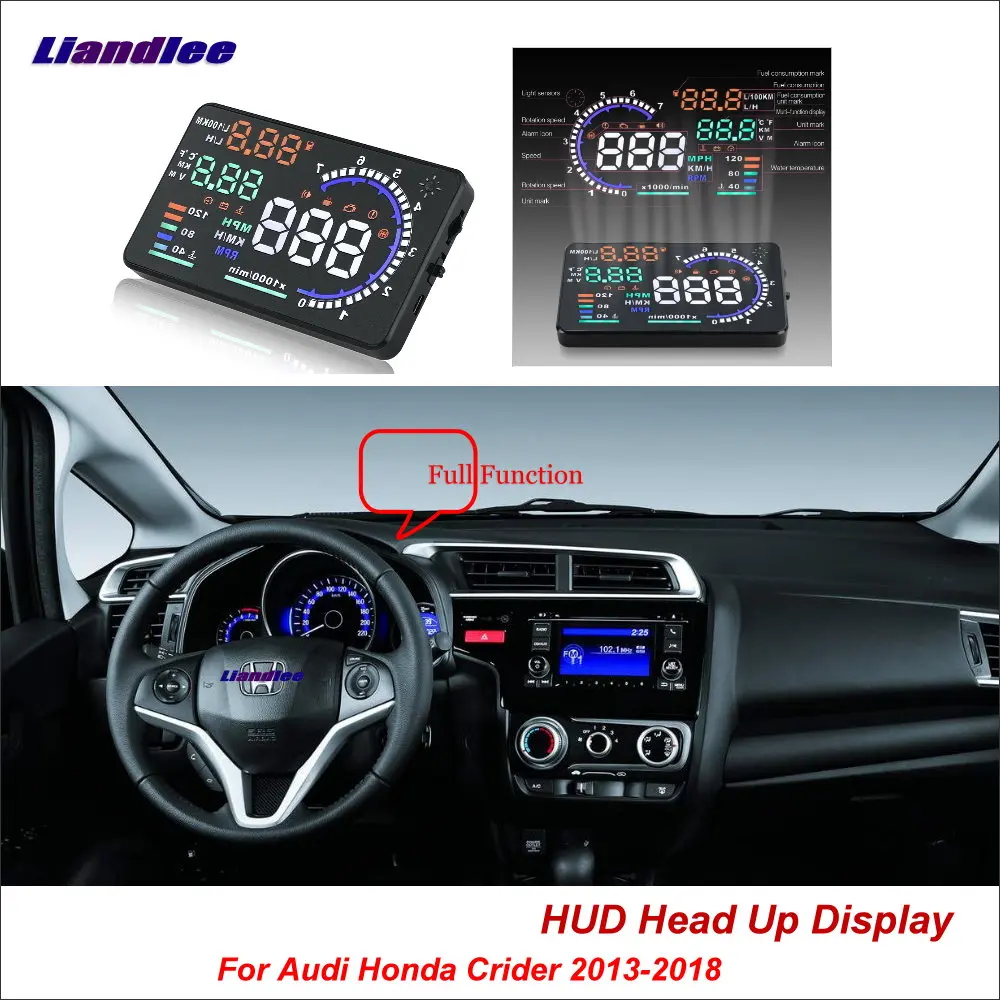 Liandlee Car HUD Head Up Display For Honda Crider 2013-2018 Safe Driving Screen OBD Speedometer Projector Windshield
Liandlee Car HUD Head Up Display For Honda Crider 2013-2018 Safe Driving Screen OBD Speedometer Projector Windshield
