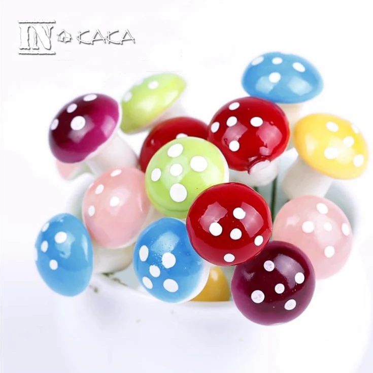 10 шт. микро ландшафтный мох украшение для сада мини гриб Мультяшные фигурки