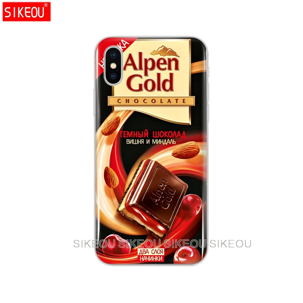 Силиконовый чехол для телефона Iphone 6X8 7 6s 5 5s SE 2020 Plus 10 XR XS 11 Pro Max alenka bar wonka chocolate -