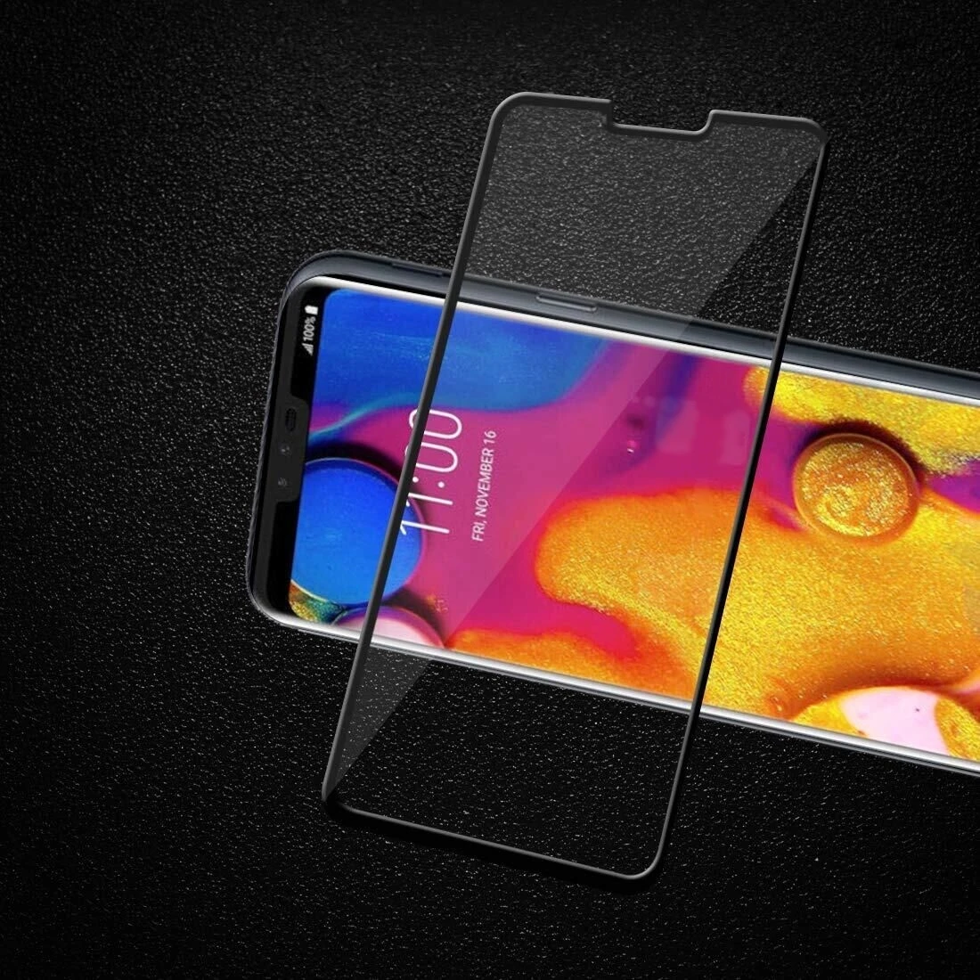 3D изогнутое полное покрытие для LG V40 ThinQ закаленное стекло V 40 полная защитная