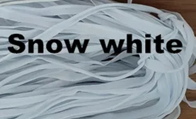 snow white 10 ярдов/партия, высокое качество, белый цвет, слоновая кость, черный, домашний текстиль, трубопровод, лента, размер шнура: 10 мм, для рукоделия, край, швейная лента - Цвет: snow white