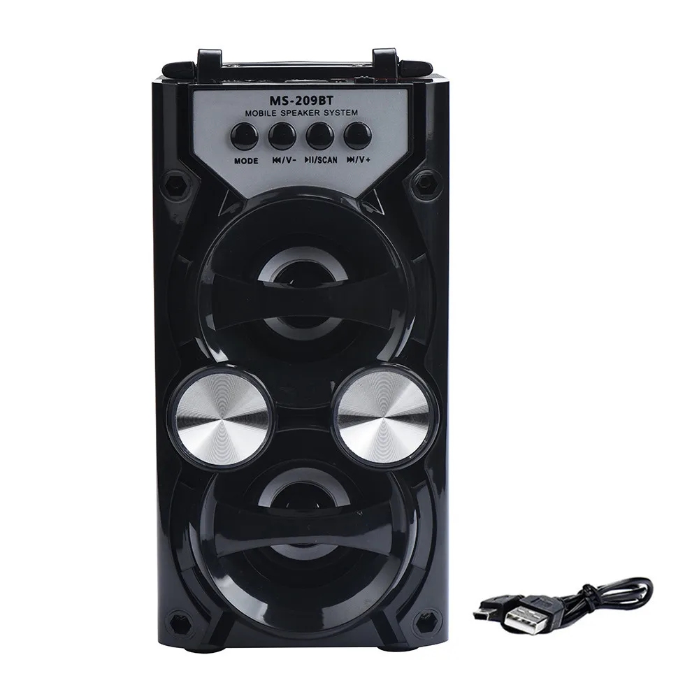 Уличная Bluetooth Беспроводная Портативная колонка с супер басами MP3/MP4/USB/TF/AUX/FM
