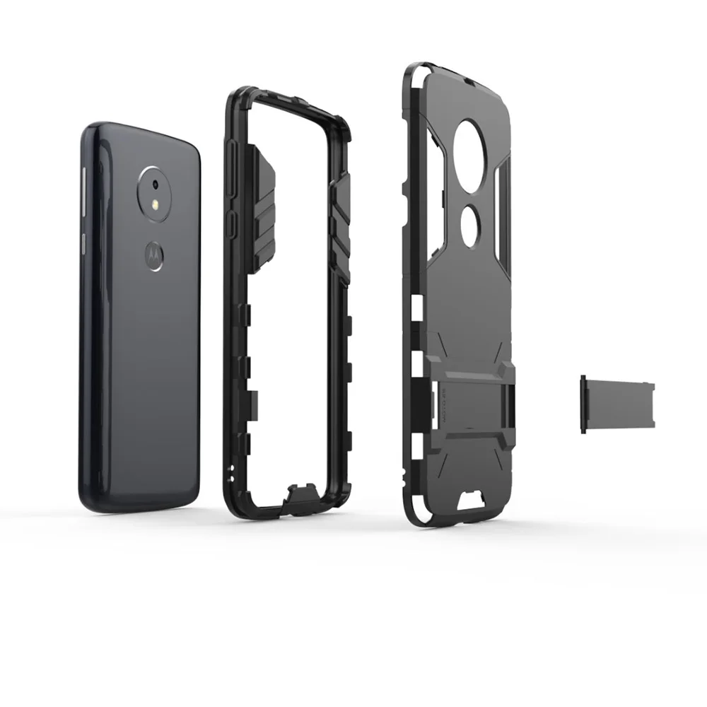 ZGAR For Motorola Moto E5 Case Kickstand Hard Anti Kncok Celular Fitted Phone Bags Cases for MotoE5 E 5 | Мобильные телефоны и