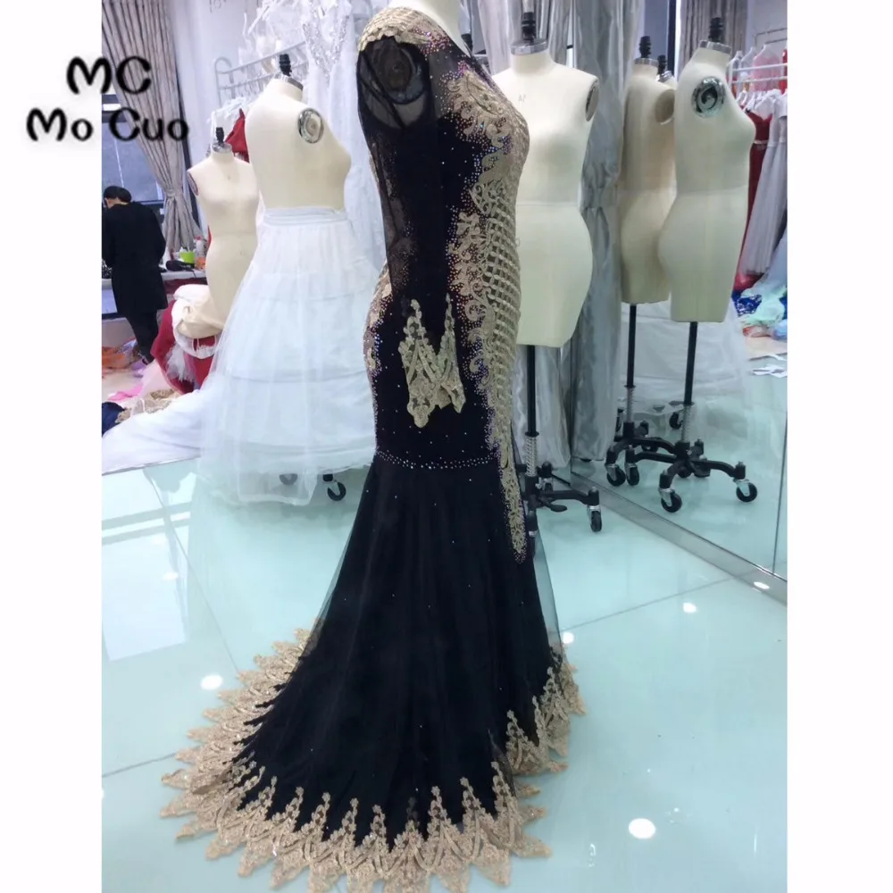 Черное вечернее платье с длинным рукавом для подростков 2018|formal evening dress|evening dressformal