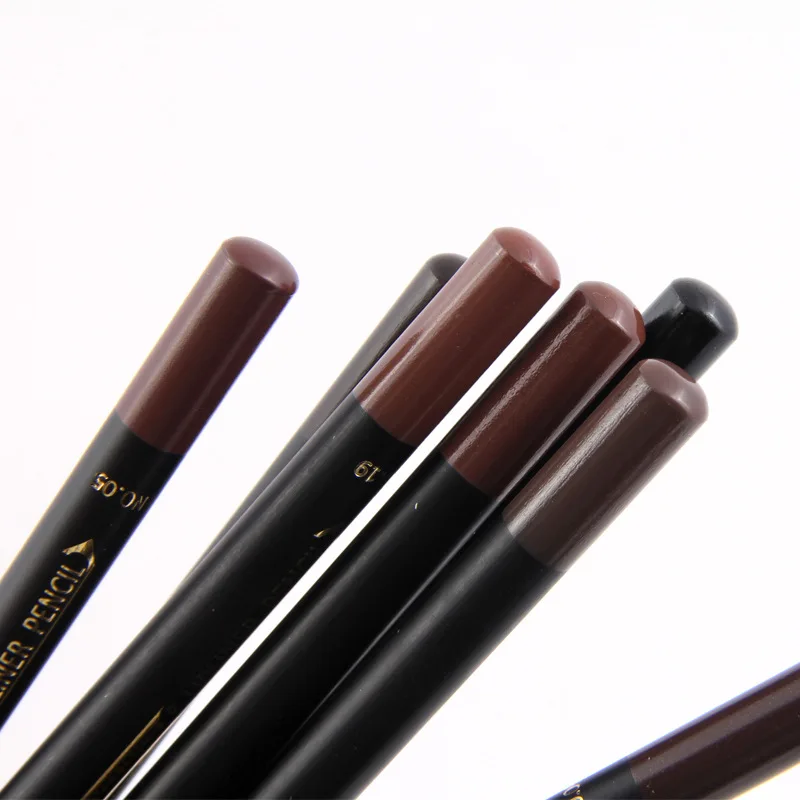 Подводка карандаш для глаз Black & коричневая подводка Стойкая черного и