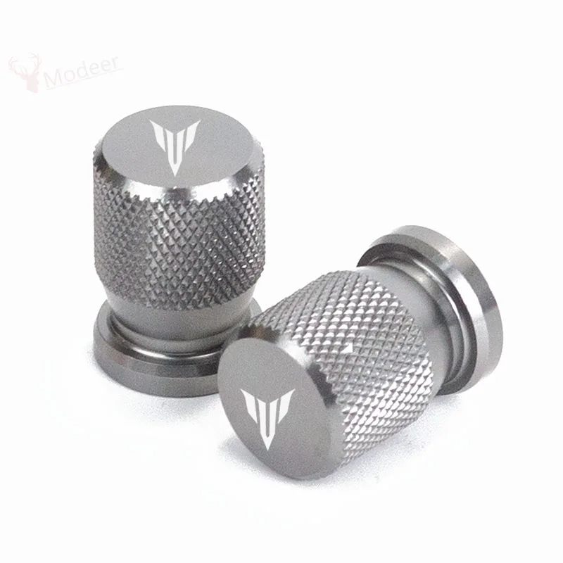 Titanium Аксессуары для мотоциклов для колес Стикеры для колеса шины клапан Шапки ЧПУ Алюминий Герметичная крышка для YAMAHA MT-03 MT-07 MT-09 MT-10 MT 03 07 09 125 10 - Цвет: Titanium