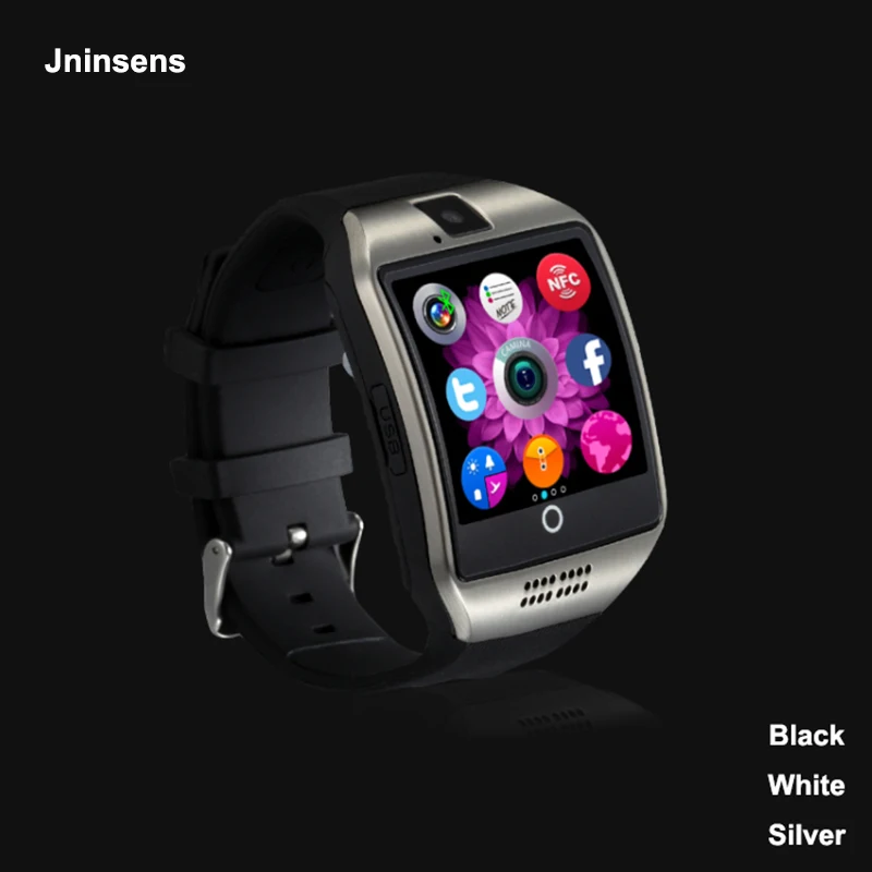 Новые 3 цвета Bluetooth Смарт-часы с камерой шагомер Поддержка TF карта SIM Smartwatch для Android