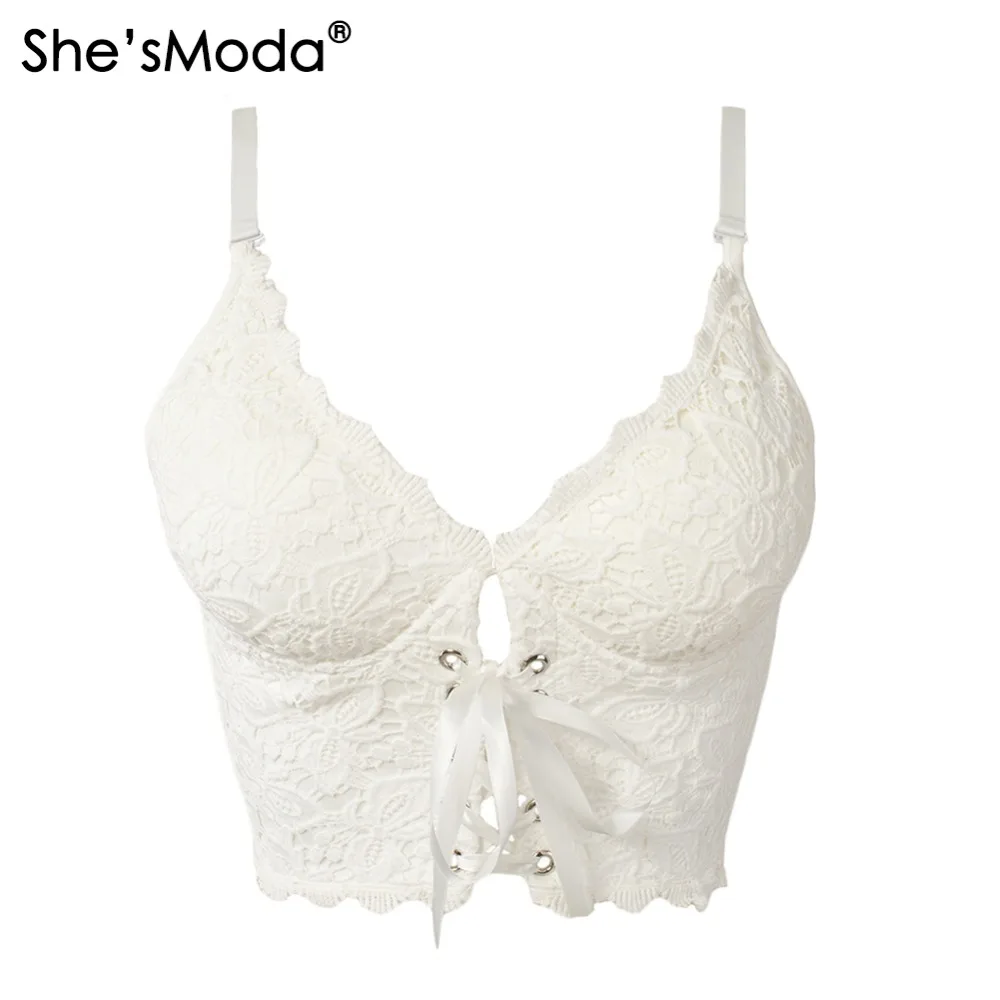 She'sModa женские вечерние мини-юбки из искусственной кожи на шнуровке