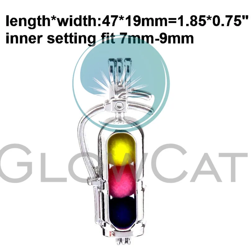 GLOWCAT ракушка листья волшебная палочка меч Огнетушитель бусины клетка для