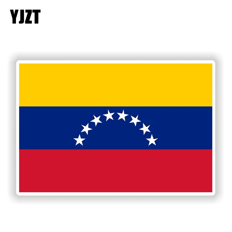 YJZT 13 6 см * 9 автомобильные аксессуары эмблема VENEZUELA Flag наклейка для автомобиля
