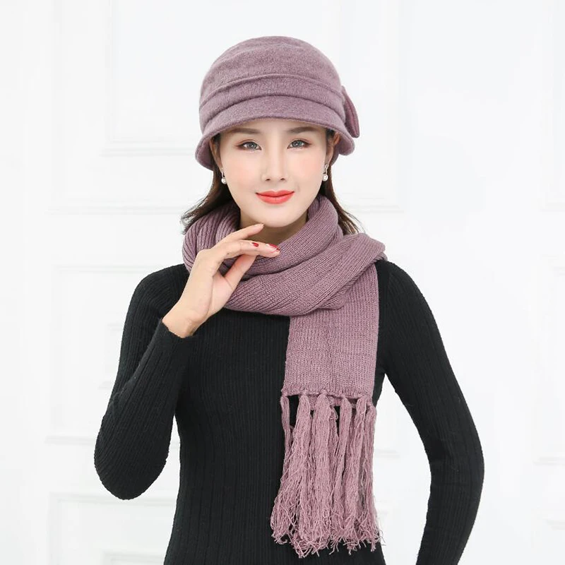 Новые женские skullies шляпу капот зимняя шапочка вязаная шапка бархат Кепки толще