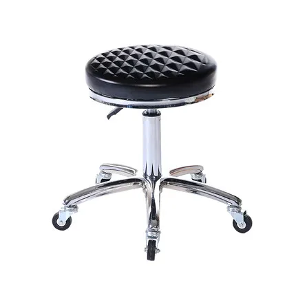 Салон красоты стул стрижка нержавеющей стали подниматься поворотный стул|steel