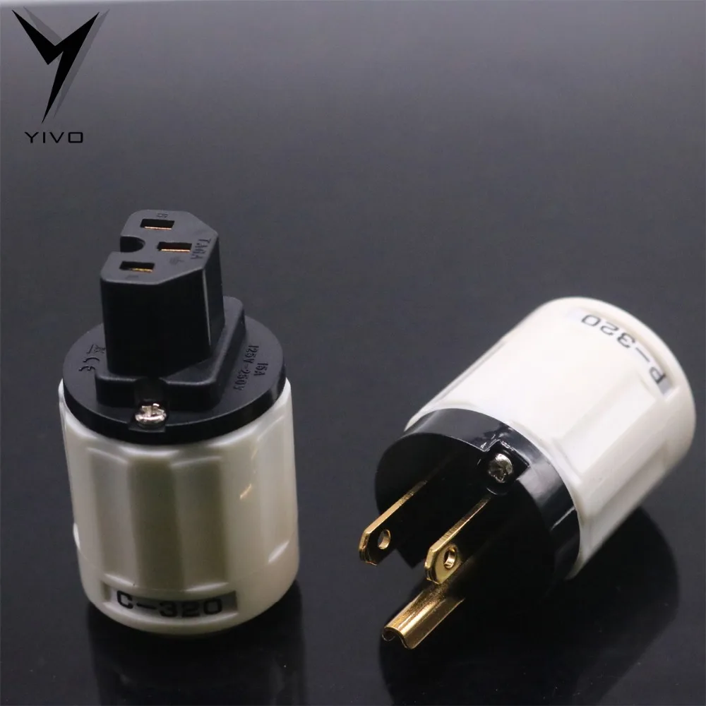 XSSH йиво аудио P 320 C OEM Hi Fi большая мощность кабель родий позолоченный медный