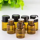 20 шт., флакон для эфирного масла из янтарного стекла, 1 мл2 мл3 мл5 мл